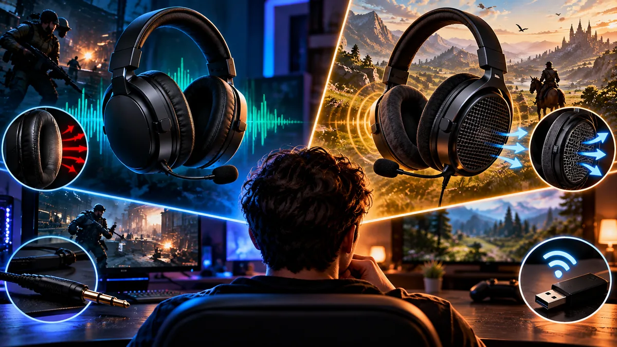 Cómo elegir unos auriculares gaming: cerrados o abiertos, con cable o inalámbricos