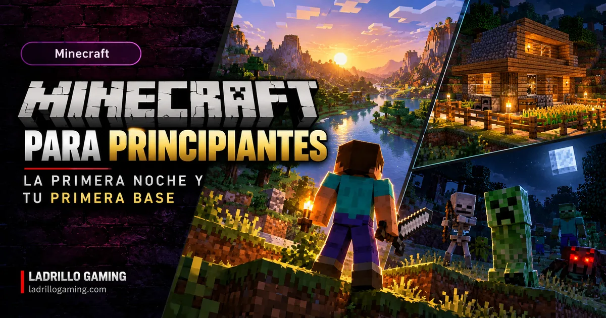 Minecraft para principiantes: la primera noche y tu primera base