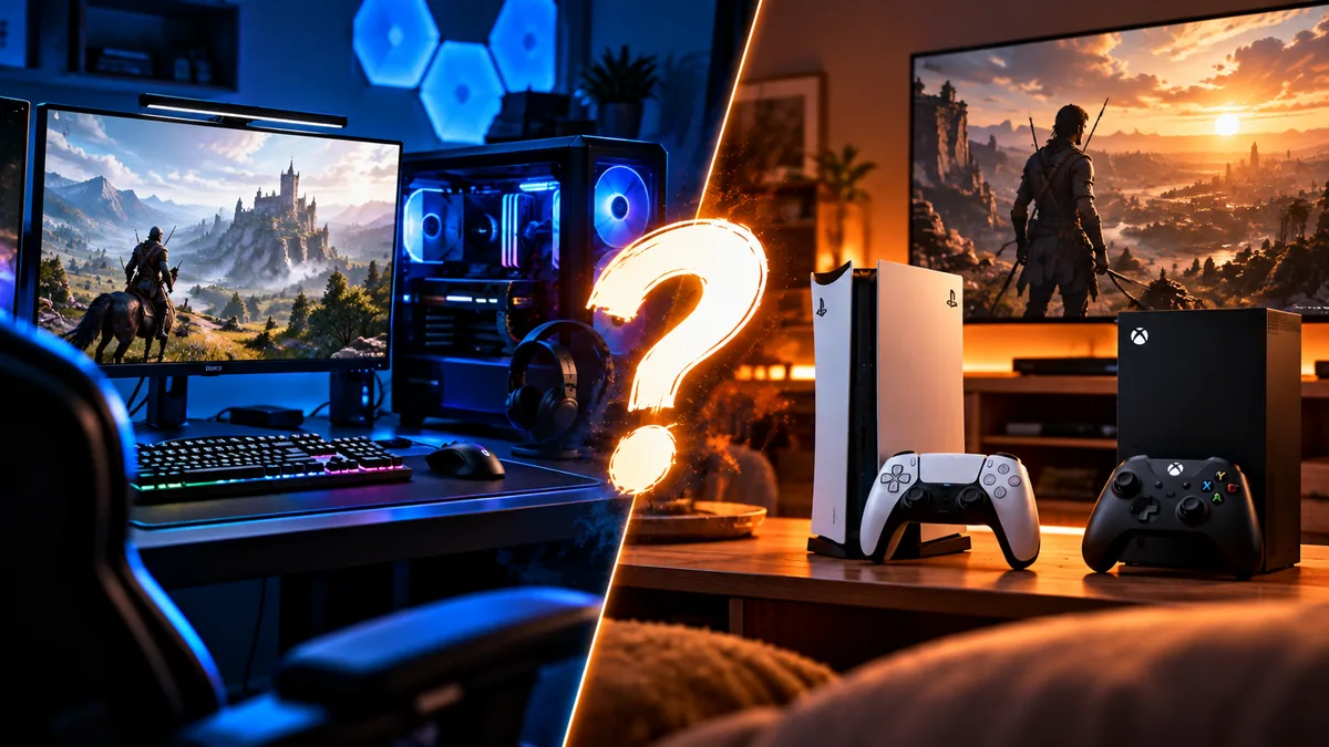 PC o consola: cómo decidir dónde jugar